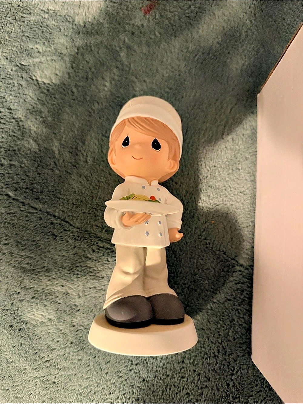 Precious Moments Bon Appétit Chef Figurine Resin White & Black